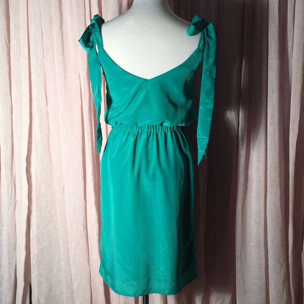 Anthropologie- Judith March Size S Green Dress - Picture 3 of 4
